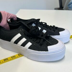 Adidas Black Shoes 8.5
